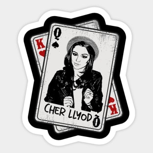 Retro Cher Llyod Card Style Sticker